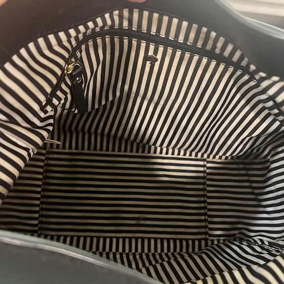 Kate Spade leather bag with dust bag and shopping bag. EUC black - Picture 15 of 17
